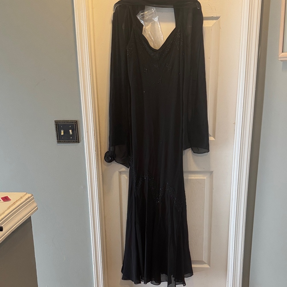 Designers Guild Black Long Sleeve Dress